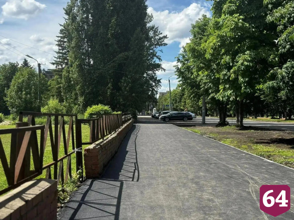 В Саратовской области обновили 130 километров тротуаров